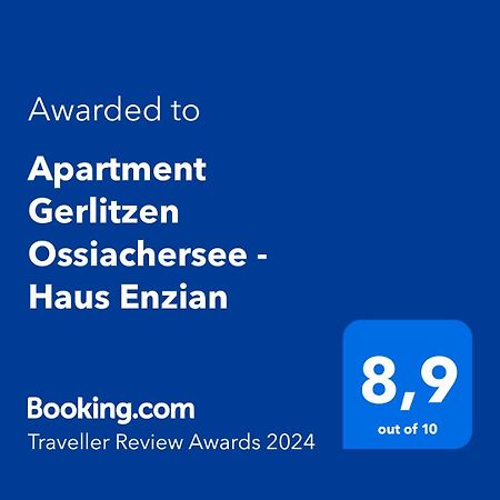 Apartment Gerlitzen Ossiachersee - Haus Enzian Treffen Bagian luar foto